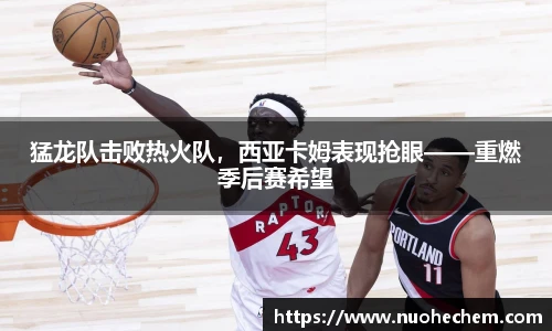 猛龙队击败热火队，西亚卡姆表现抢眼——重燃季后赛希望